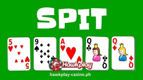 Spit Card Game - ng panuntunan at diskarte dito 1 Ang laro ng card na tinatawag na spit ay gumagamit ng 52 Spit Card Game na mahalagang isang deck ng mga